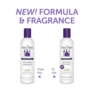 Fairy Tales Daily Cleanse close-up highlighting naturally derived ingredients for soft hair