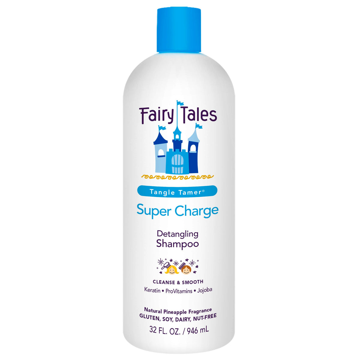 Fairy Tales Champú Desenredante para Niños, suaviza y facilita el peinado.