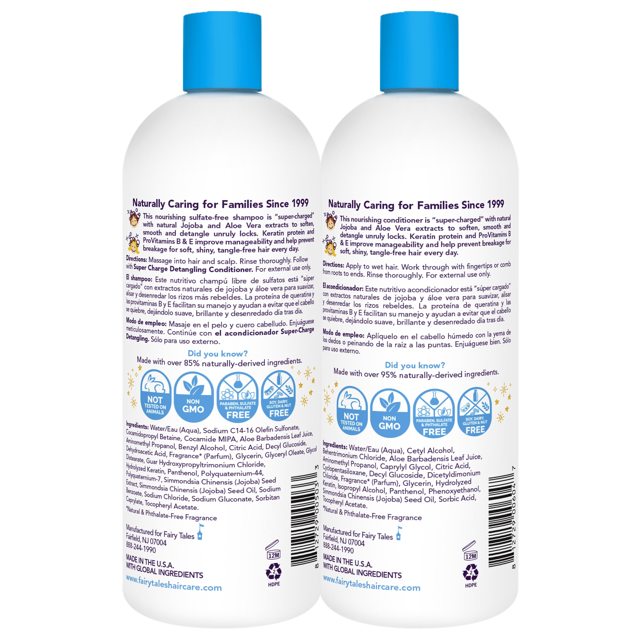 Fairy Tales Tangle Tamer Après-shampooing bouteille: cheveux plus lisses et douceur durable