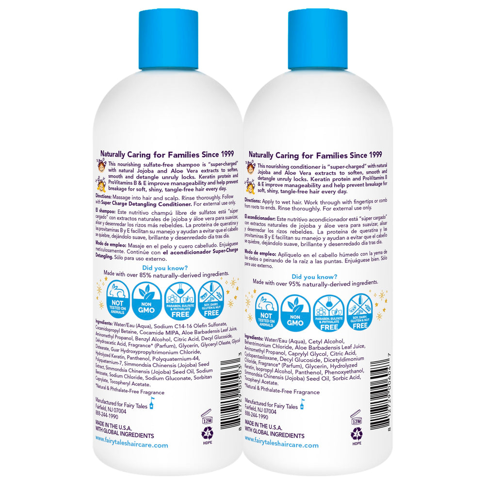 Fairy Tales Tangle Tamer Après-shampooing bouteille: cheveux plus lisses et douceur durable
