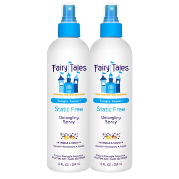 Fairy Tales Tangle Tamer: botella en uso para cabello de niños, desenreda con suavidad