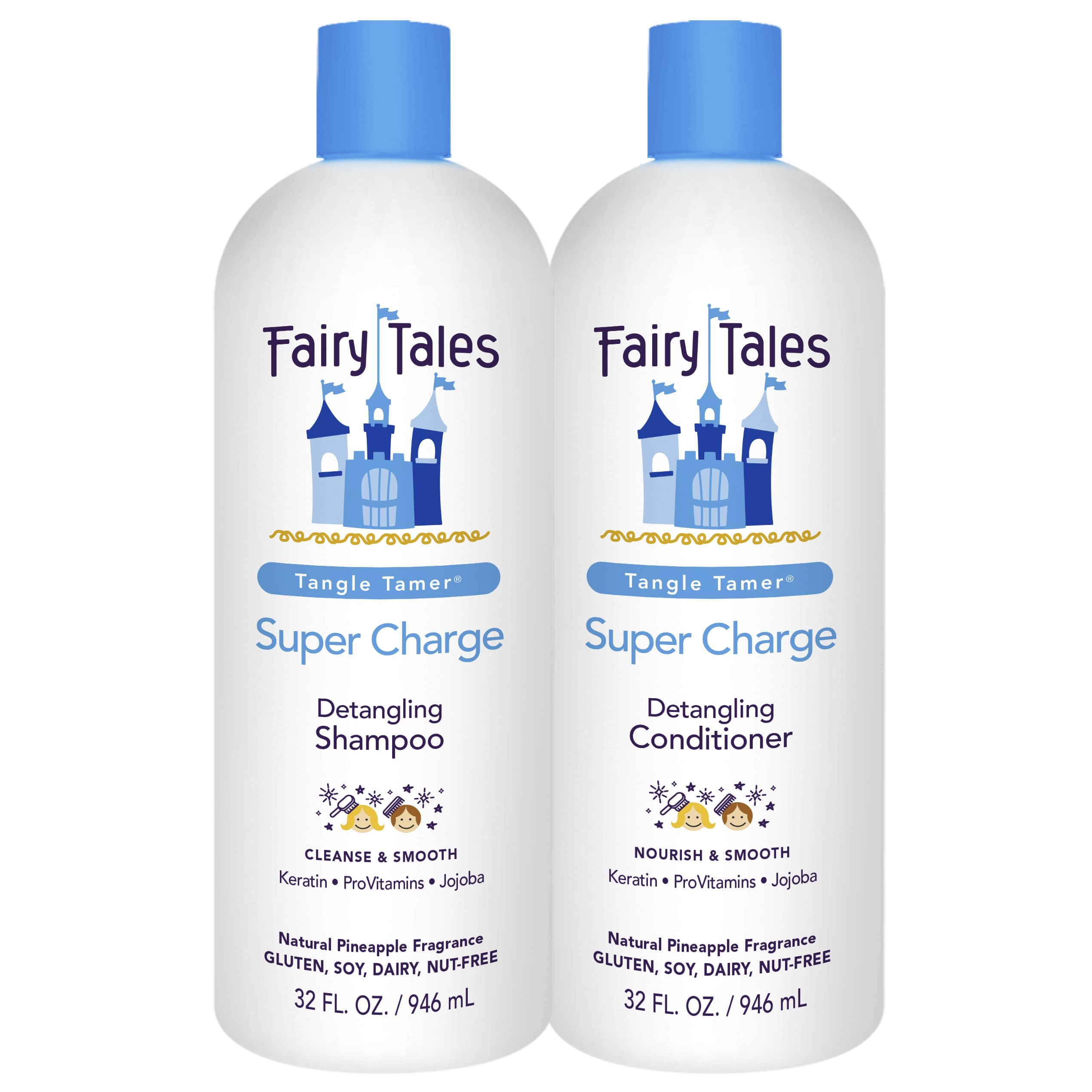 Fairy Tales Tangle Tamer Shampoo bouteille: démêlage facile et hydratation douce pour enfants