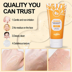 FAIRYTALESPACE gel exfoliante naranja que ayuda a poros a verse más limpios.