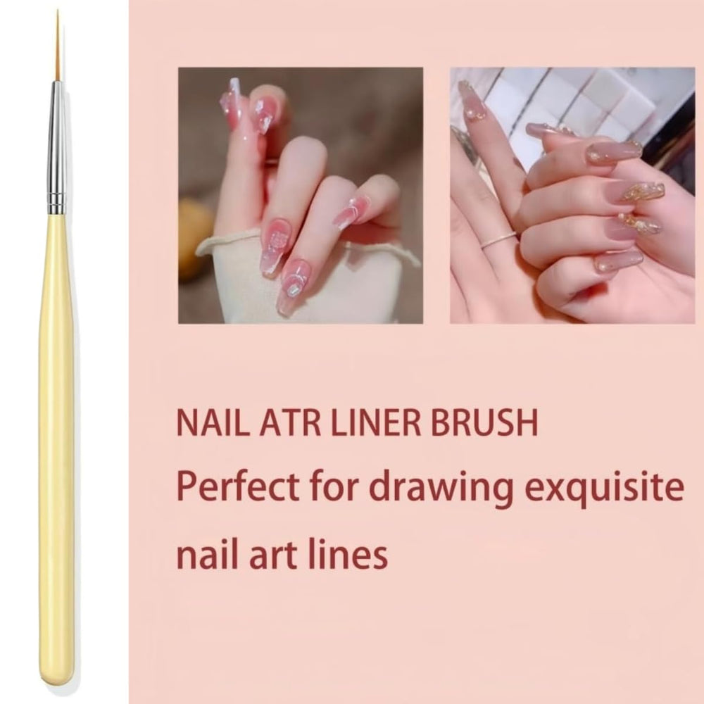 Faiteary pincel detallado uñas para trazos finos.