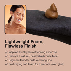 Fake Bake Flawless Mousse incluye guante para una cobertura suave