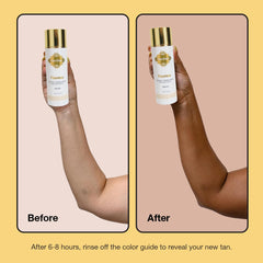 Bronze subtil et teint uniforme grâce au sérum Fake Bake Flawless.