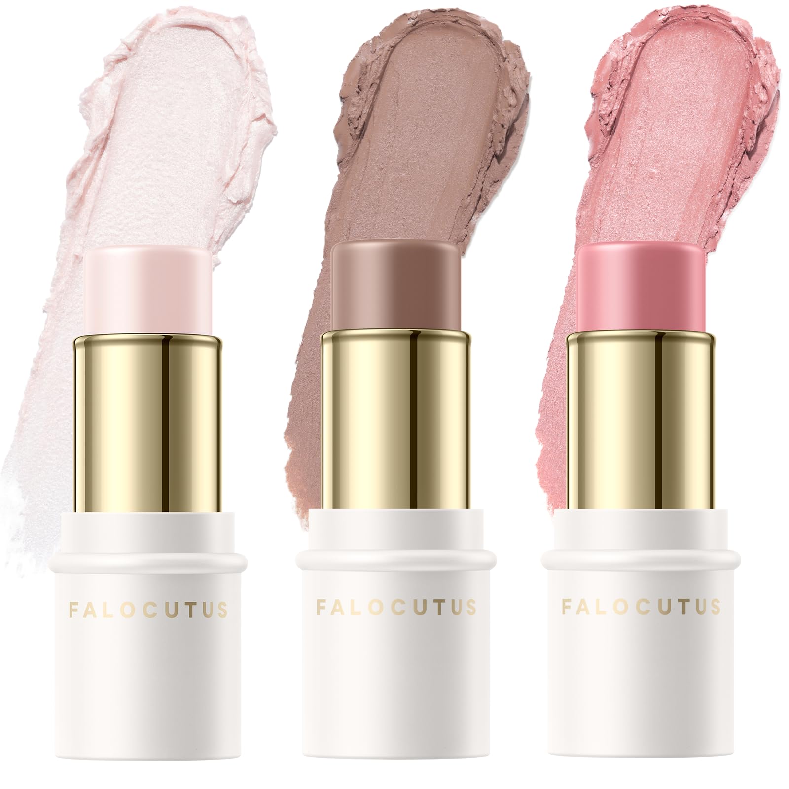 Falocutus contorno-stick portátil para definir pómulos con suavidad.