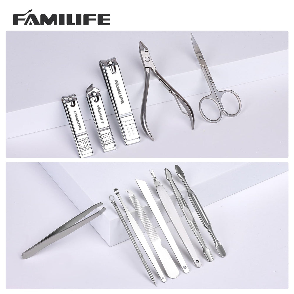 Punta en V FAMILIFE para empujar cutículas con control.