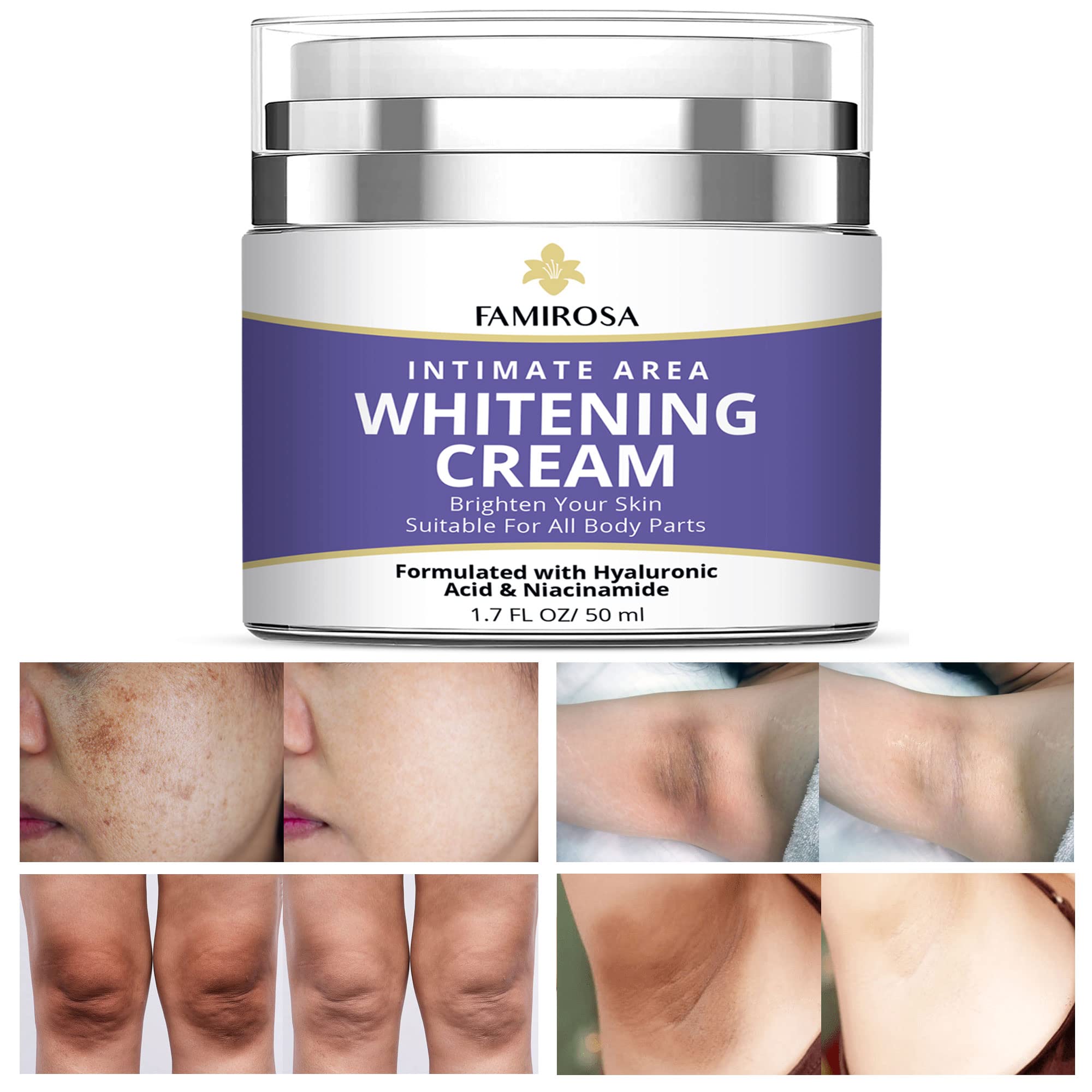 FAMIROSA crema axilas: cuidado suave para axilas, piel más suave e hidratada.