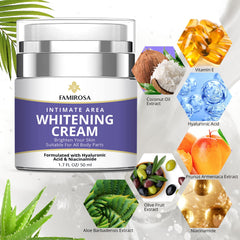 FAMIROSA crema muslos internos: suaviza y nutre la piel interna de muslos.