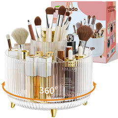 Fanado organizador de maquillaje con rotación 360 grados para acceso rápido