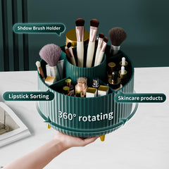 Fanado Organizador Maquillaje con brochas; diseño práctico para cualquier mesa.