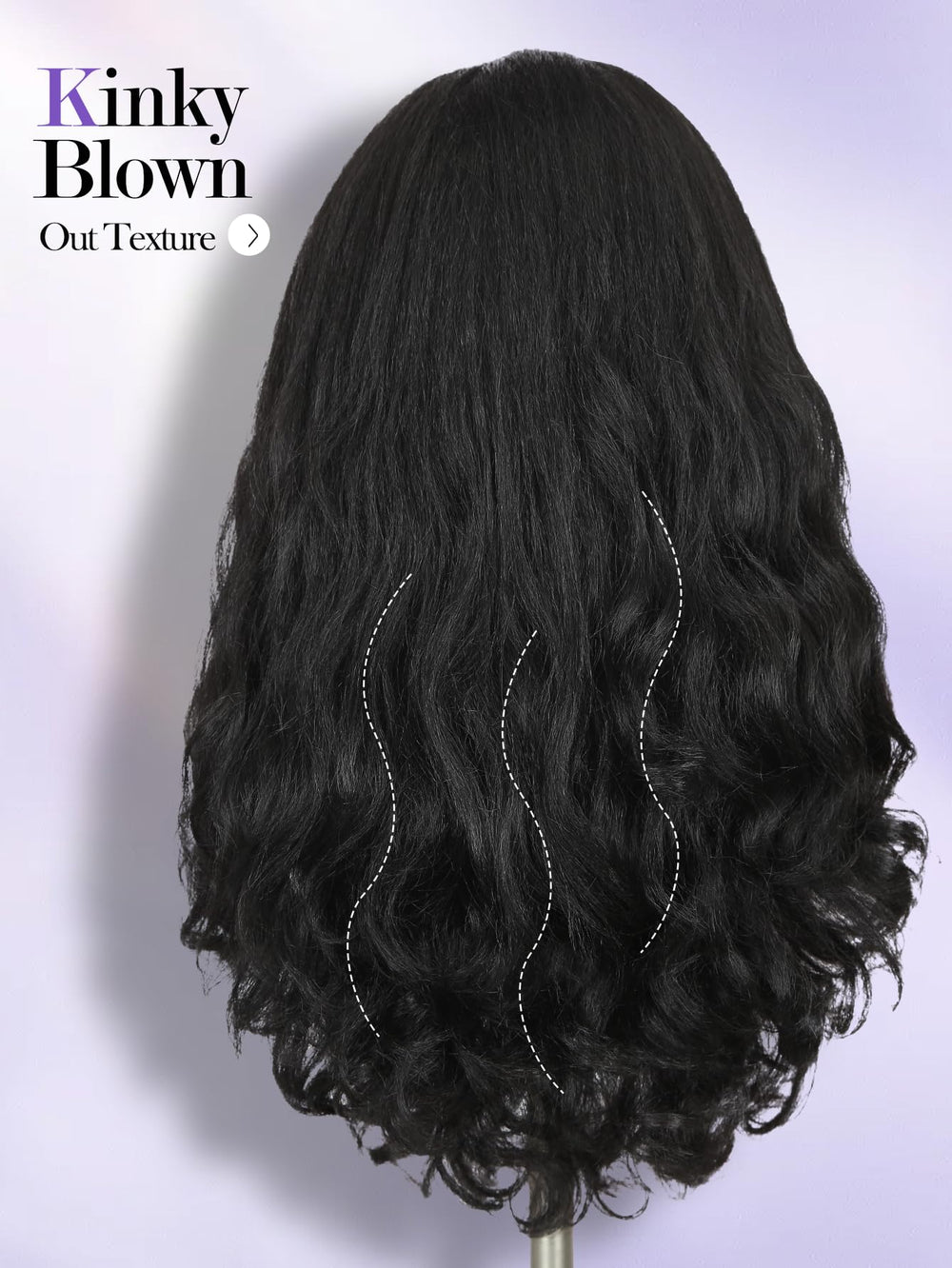 FANCEE Yaki Wavy Headband Wig, banda y correa con ajuste