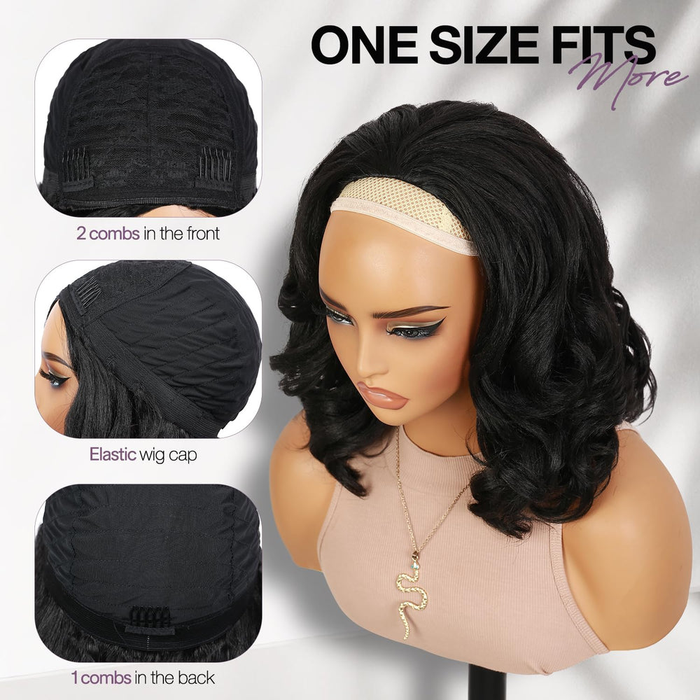 FANCEE Yaki Curly: fibra sintética de calidad que mantiene el rizo.