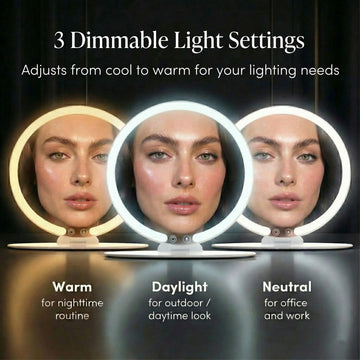 Fancii Abigail: iluminación en tres tonos para adaptar el maquillaje a la ambientación.