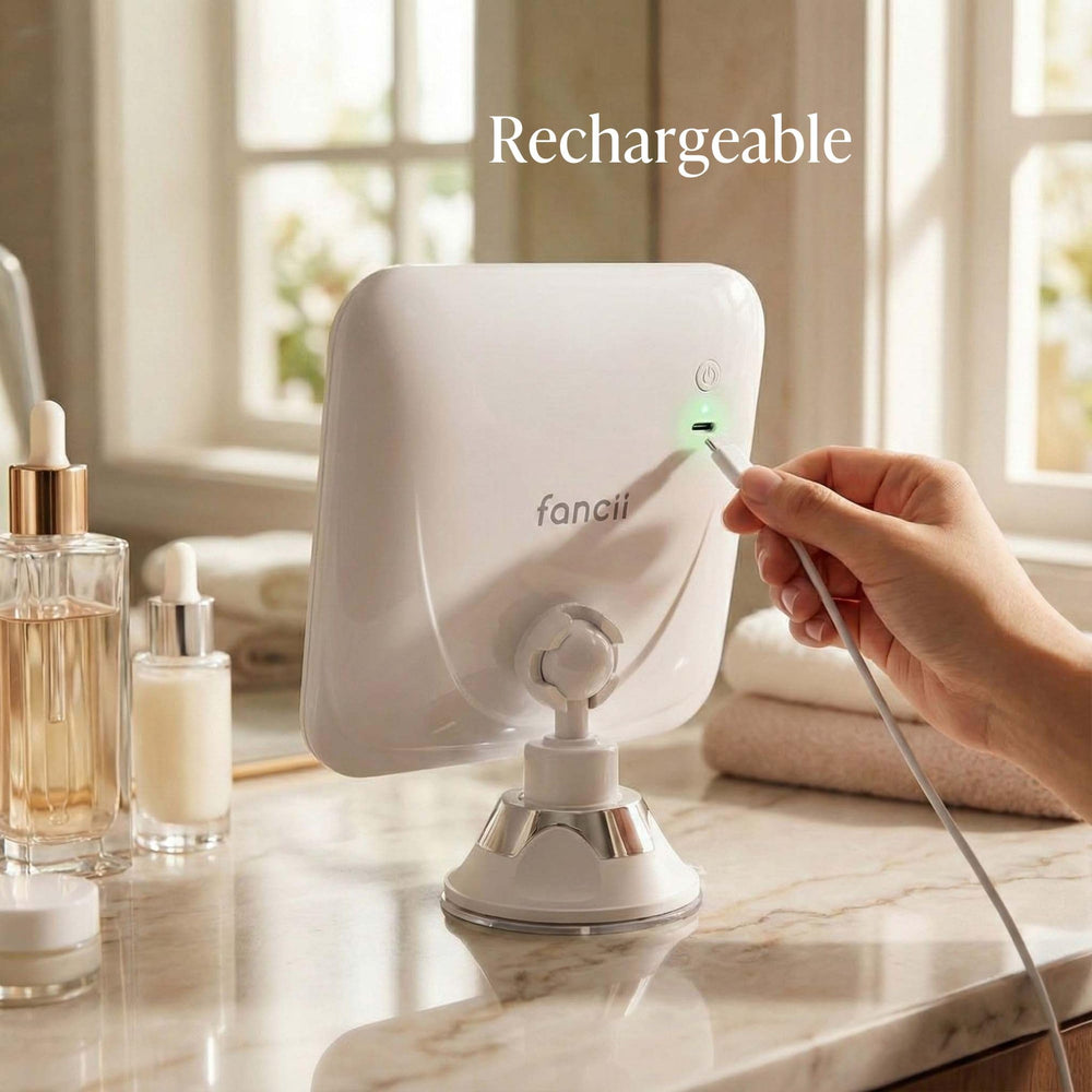 Fancii espejo de 7 pulgadas para vanity y baño