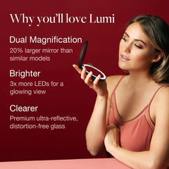 Fancii Lumi: doble cara 1x-10x para aplicación y detalle