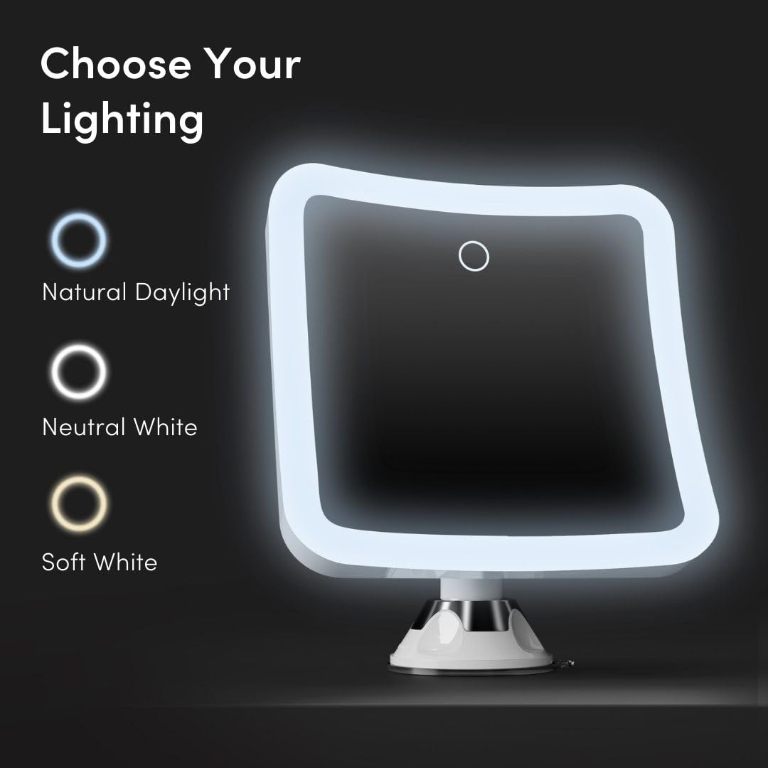 Mira 2 de Fancii muestra tres modos de luz para una iluminación natural.
