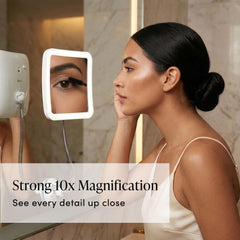 Miroir Fancii ventouse verrouillable à 360° pour fixation stable.