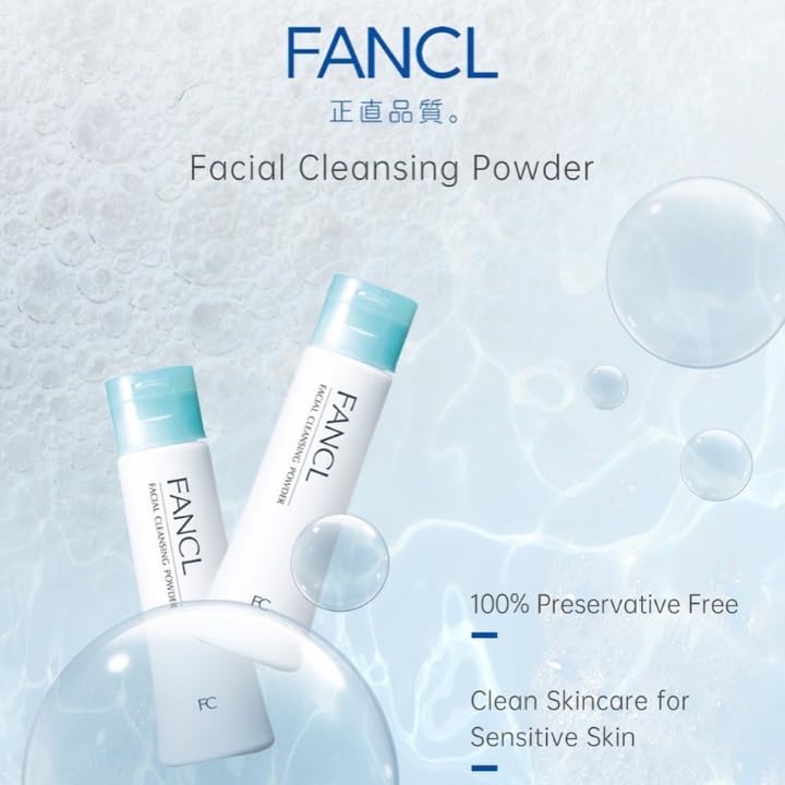 FANCL polvo limpieza facial: espuma suave que ayuda a dejar poros visibles limpios