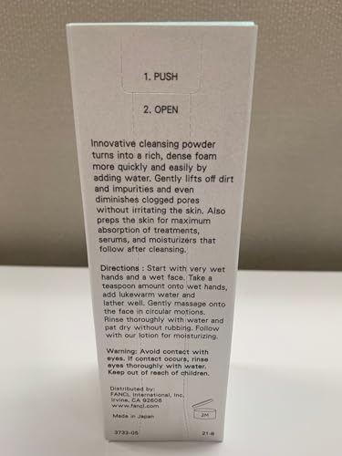 FANCL polvo limpieza facial: versatilidad para uso diario después del maquillaje