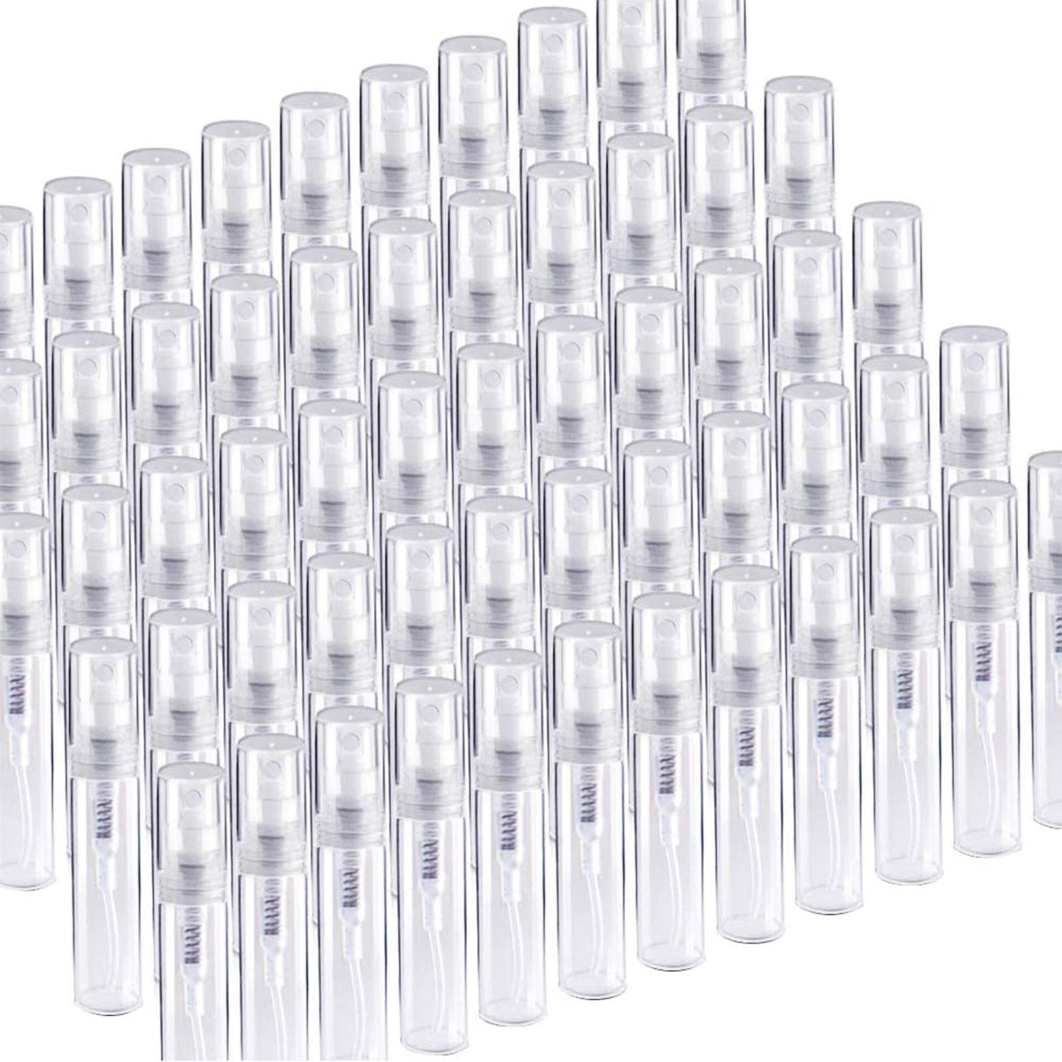 Fandamei botellita mini de 3ml, atomizador transparente, ideal para perfumes durante viajes.