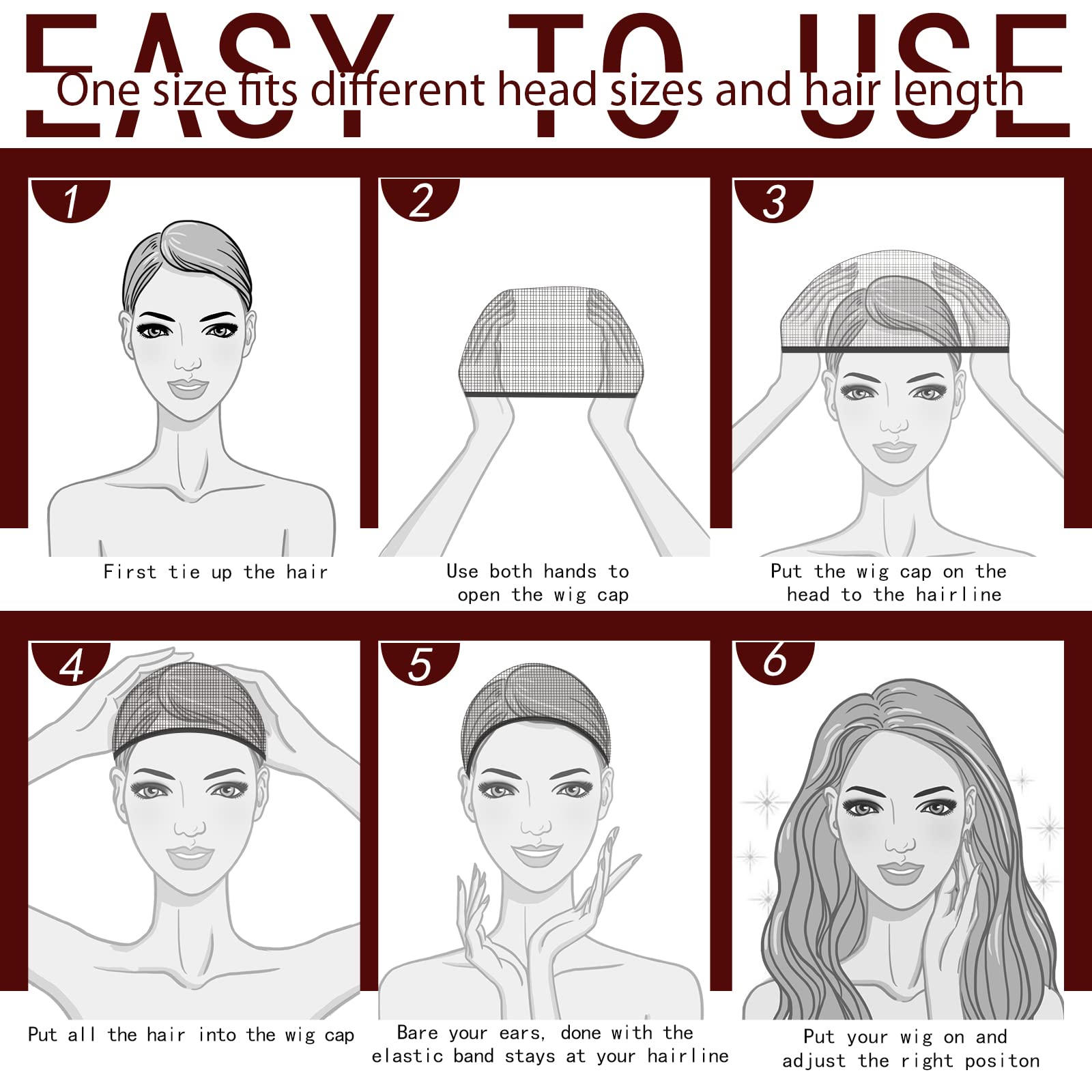Gorro Fandamei apto para mujeres, hombres y niños.