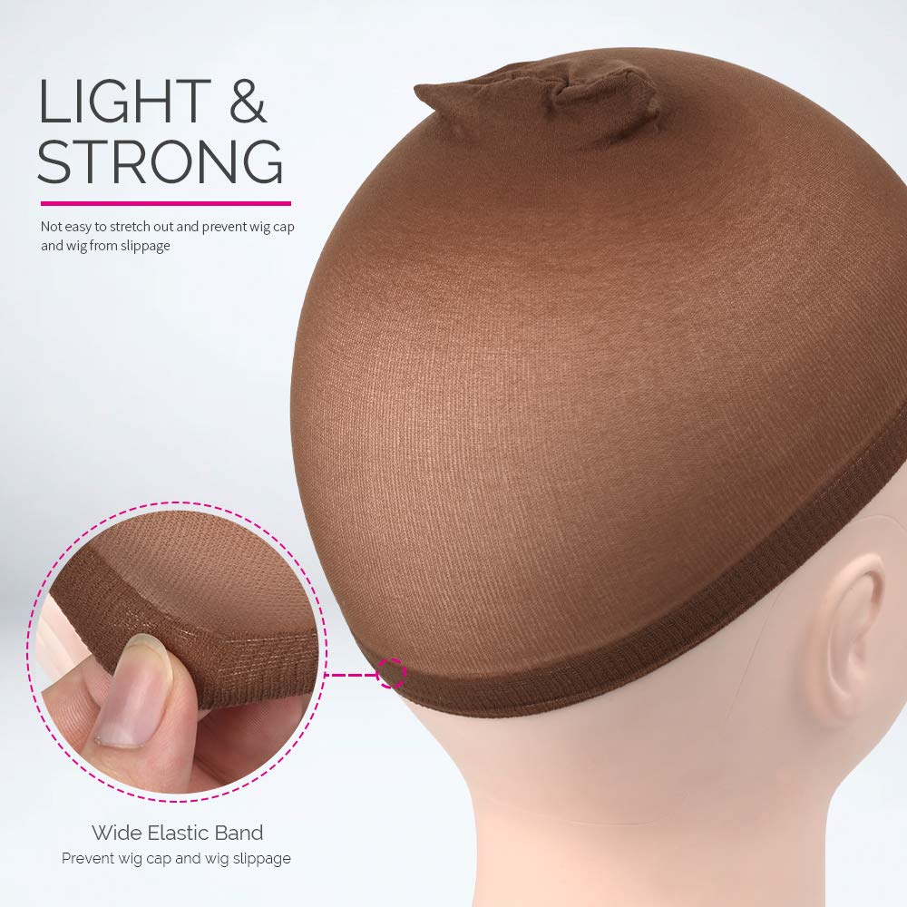 Gorro de peluca Fandamei lavable y fácil de limpiar para higiene.