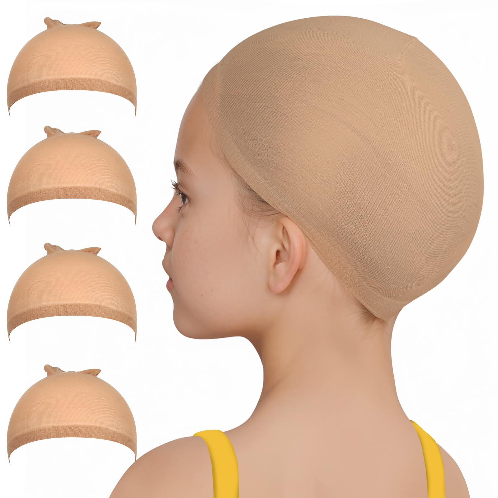 Gorro peluca Fandamei para niños en paquete; práctico y cómodo.