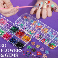 Herramientas de punteado Fandamei para crear patrones detallados en uñas