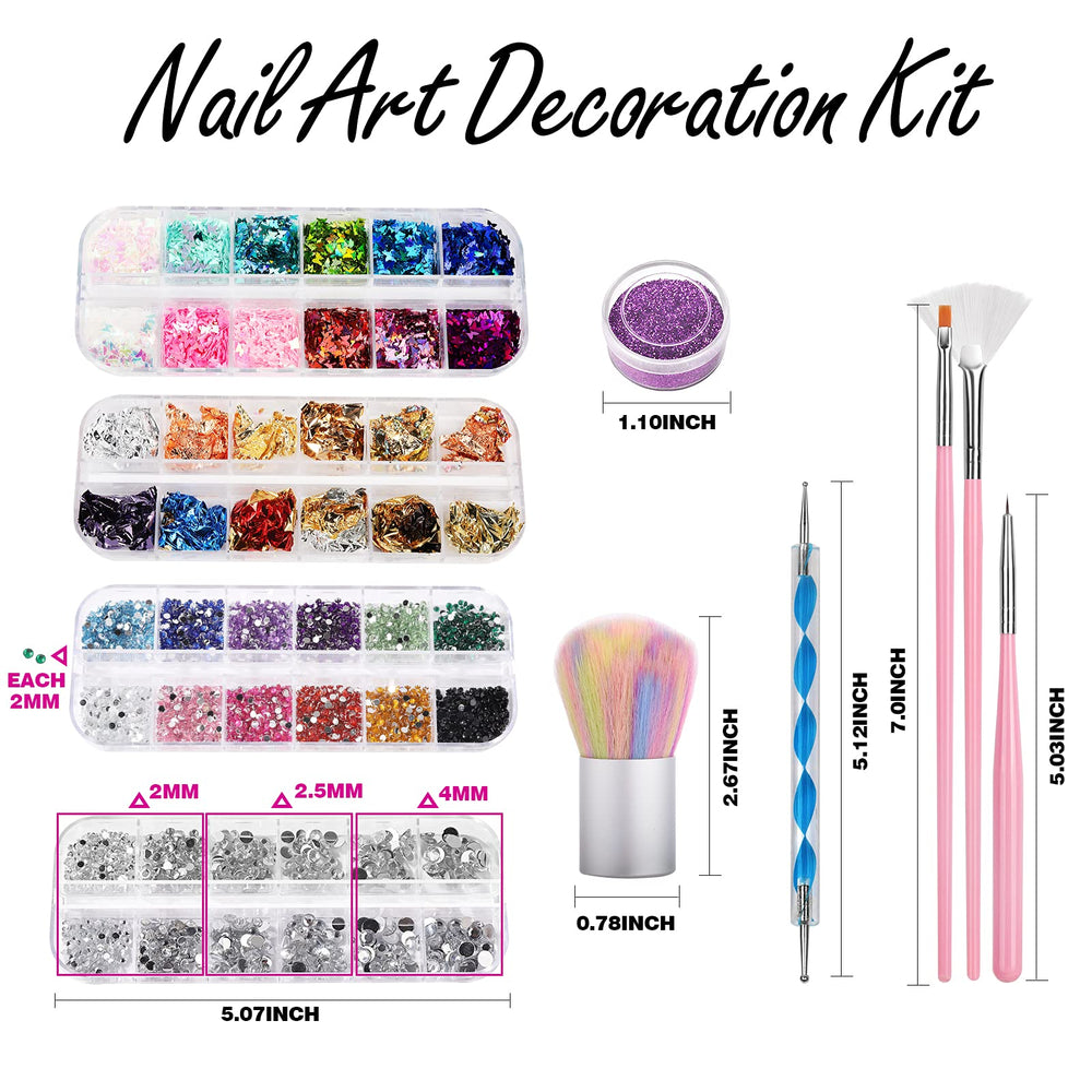 Puntas para dibujo Fandamei para uñas, ideal para puntos y patrones variados.