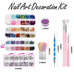 Puntas para dibujo Fandamei para uñas, ideal para puntos y patrones variados.