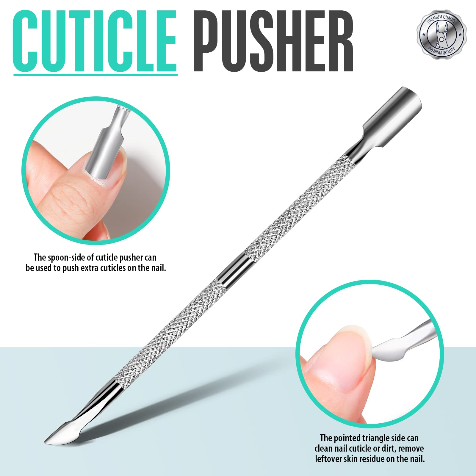 Lima cutículas ergonómica Fandamei para dar forma precisa.
