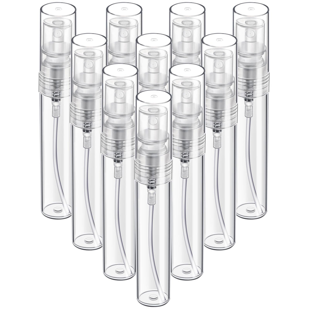 Conjunto de 10 mini atomizadores Fandamei 5ml, ideal para viajar.