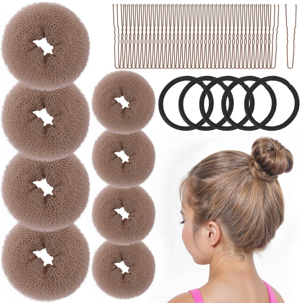 Fandamei molde moño donut extra pequeño para peinados rápidos