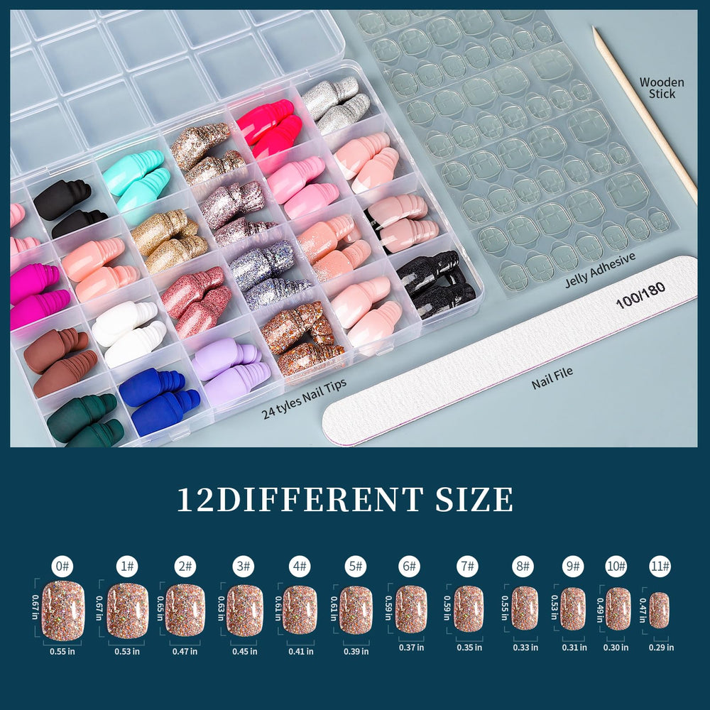Fandamei nail art accessory set with essential tools for ready styling.