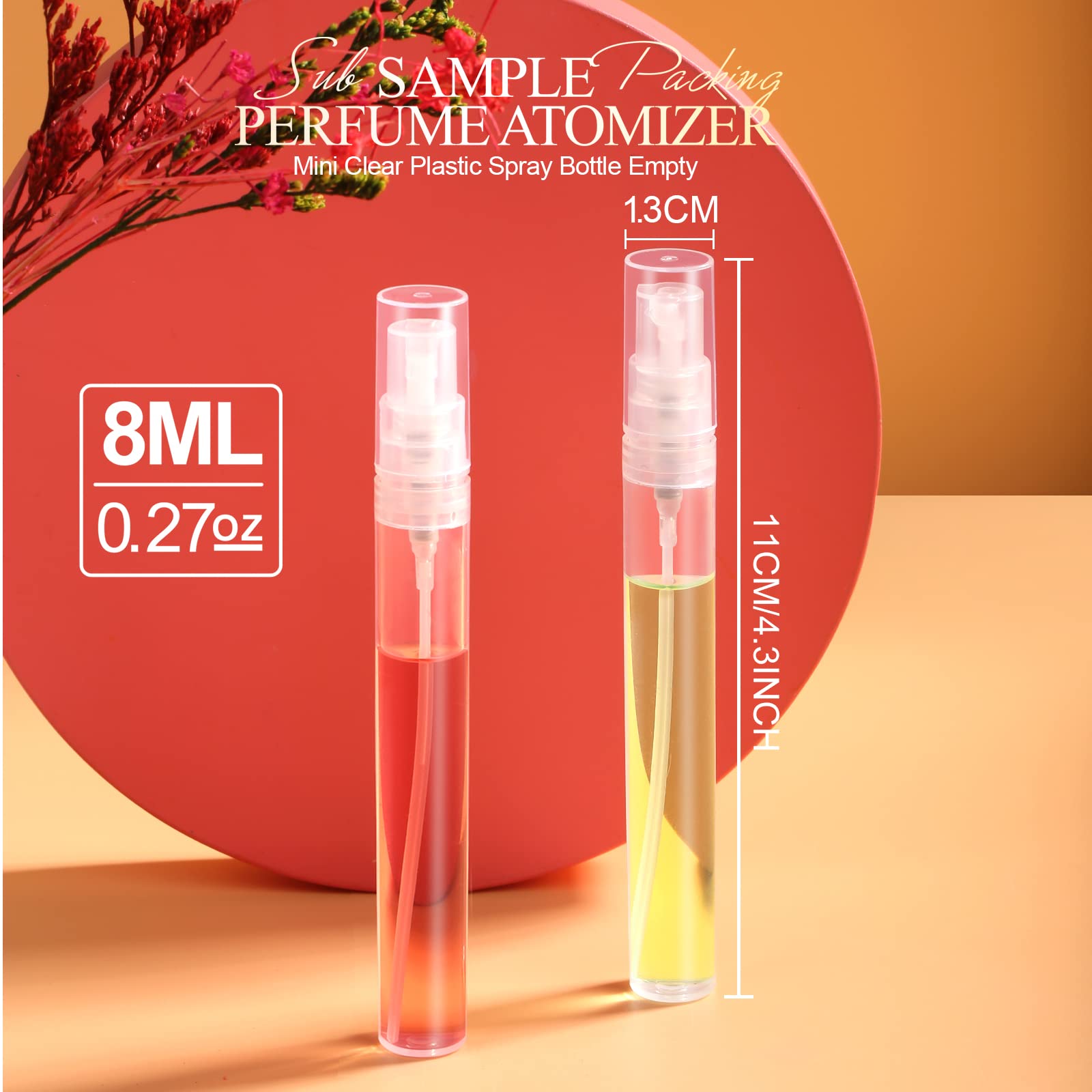Pack de 10 frascos Fandamei, 8 ml, para llevar.