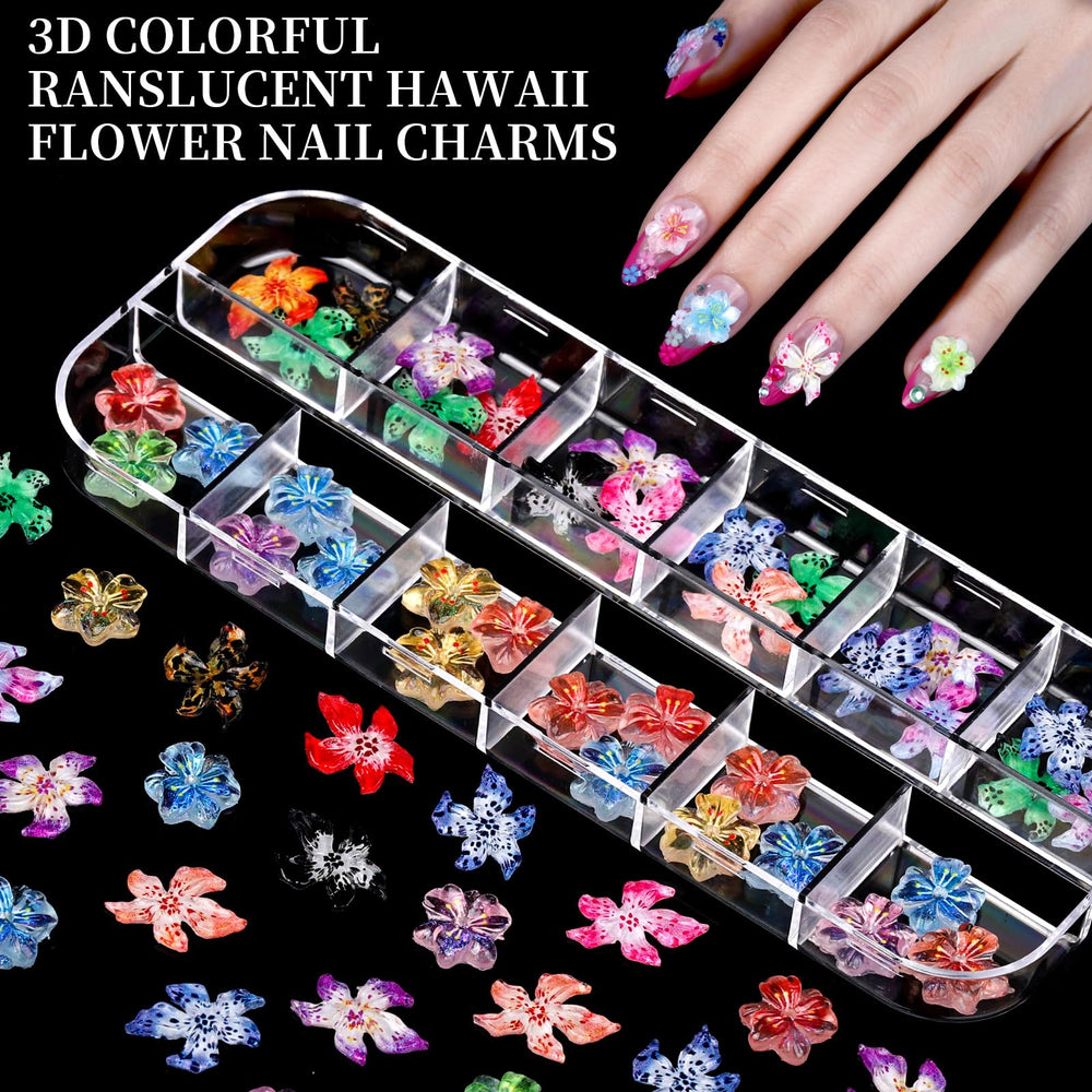 FANDAMEI pétalos florales coloridos para acentos sutiles