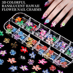 FANDAMEI pétalos florales coloridos para acentos sutiles