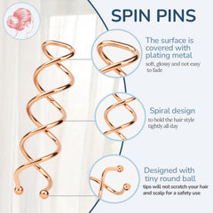 Clip redondo sin rayar Fandamei, diseño suave para cabello delicado.