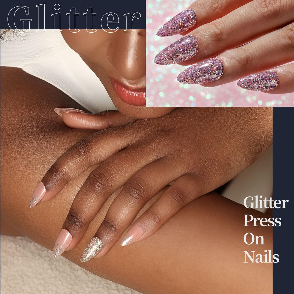 Fandamei French tip press-on set for a chic nail style