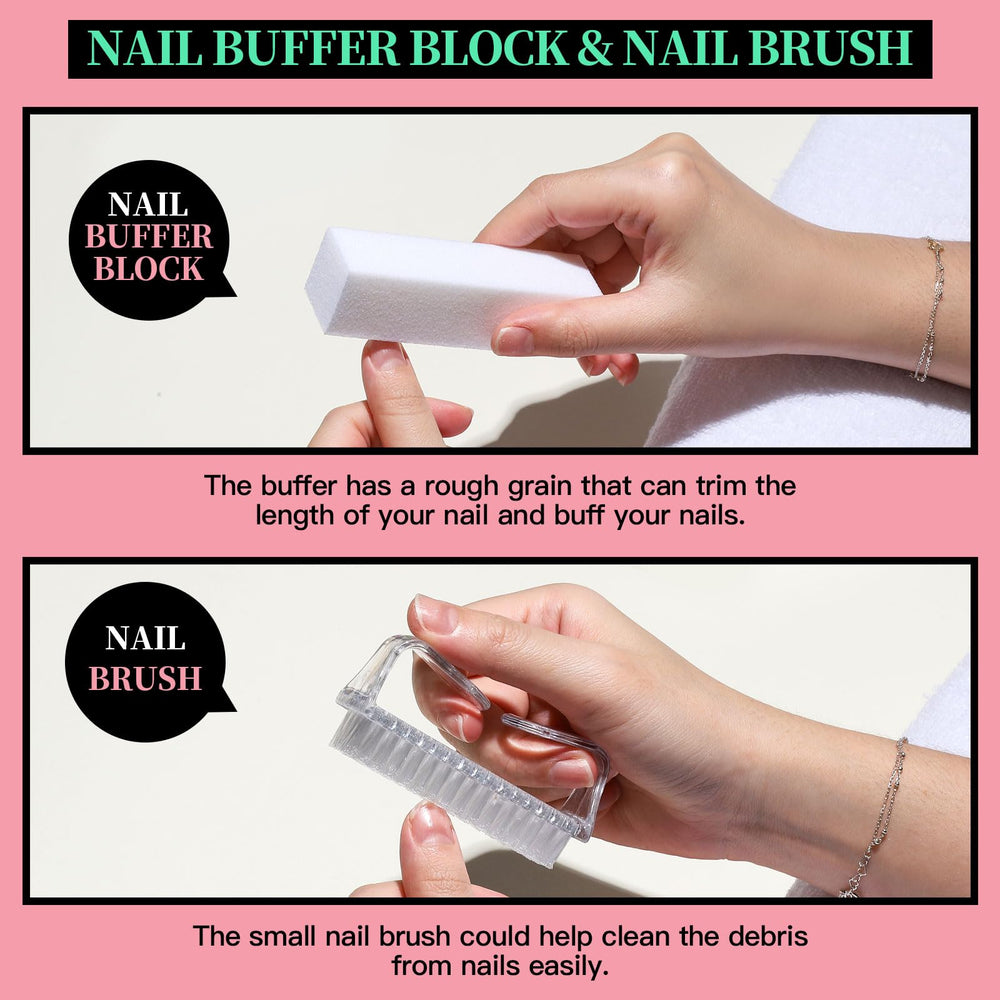 FANDAMEI: pulidores de uñas para un acabado suave y brillo.