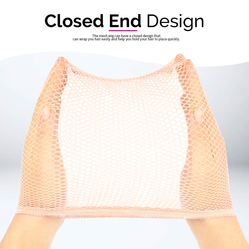 Gorro elástico Fandamei para pelucas, ajuste cómodo para todas las edades.