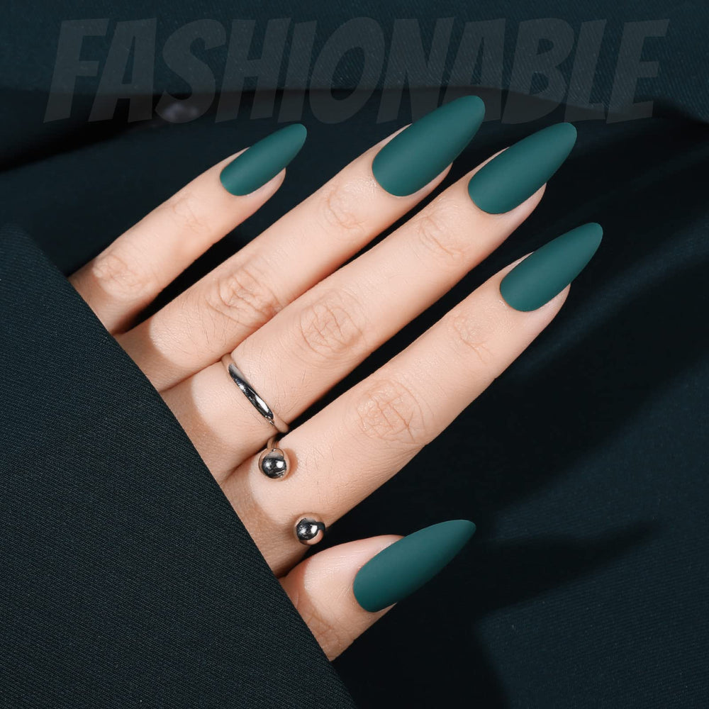 Fandamei uñas postizas ciruela para un toque elegante en ocasiones