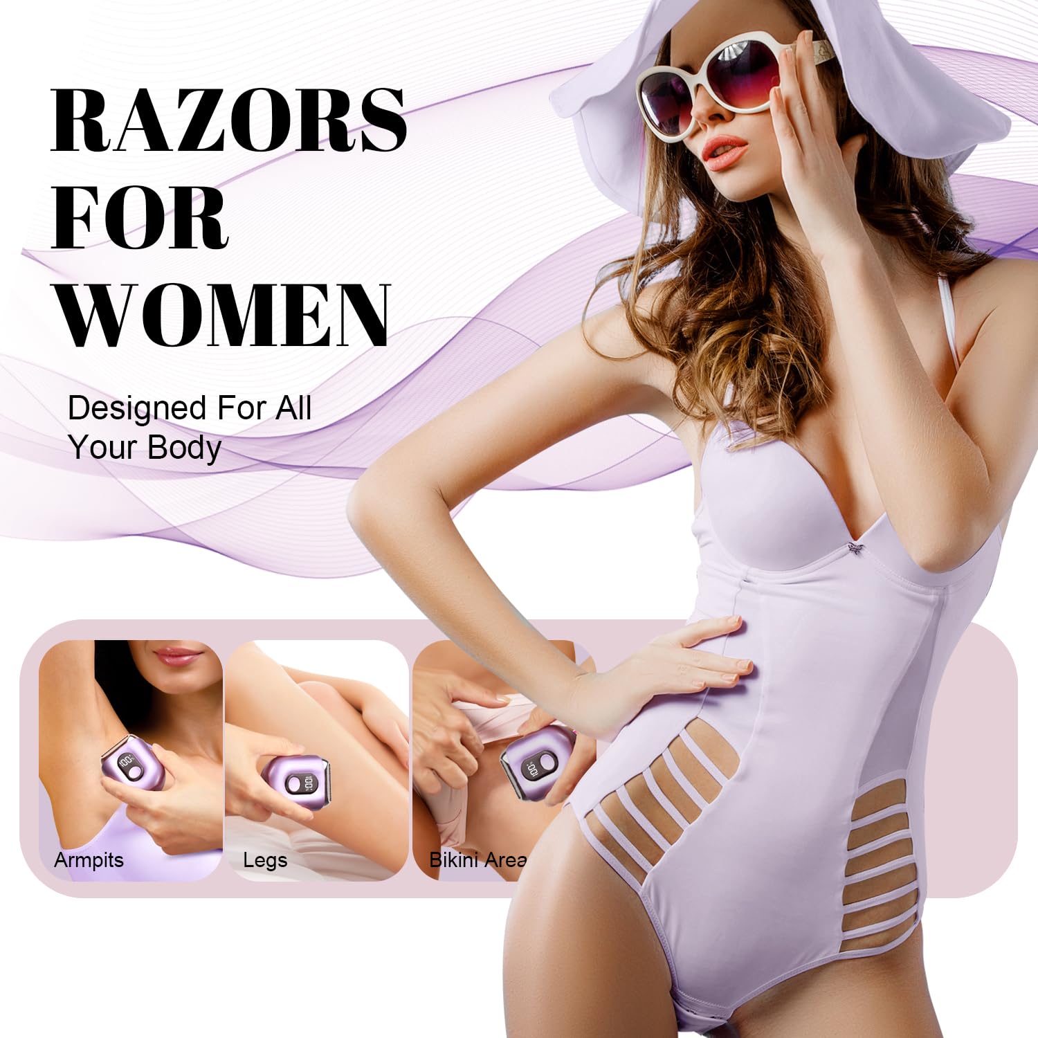 Fangaci Trimmer Bikini Recargable para zonas sensibles con comodidad