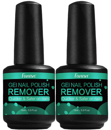 Fanisn remover gel esmalte: dos botellas para múltiples usos en casa.