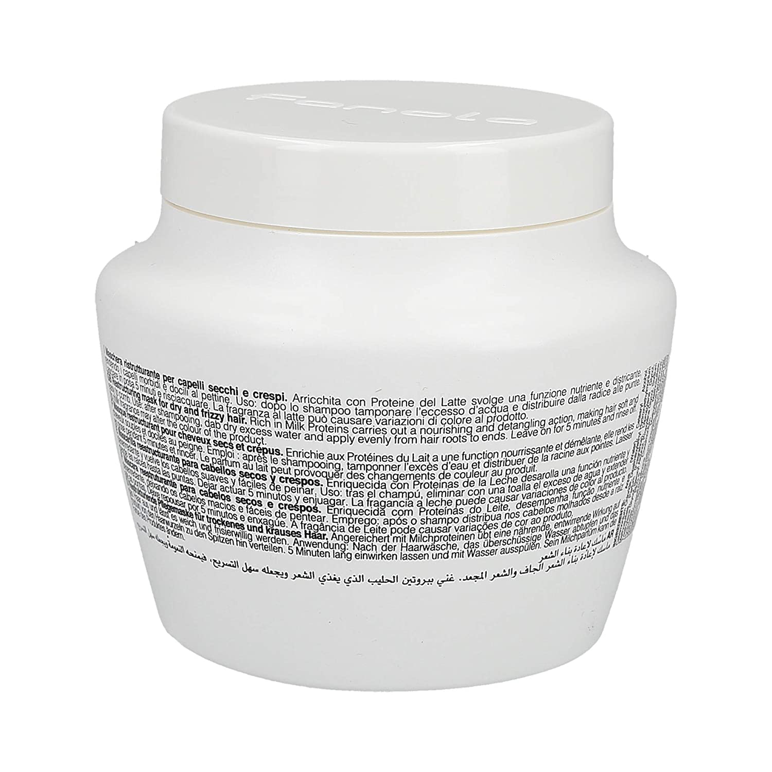 Fanola: aplicación de mascarilla para desenredo suave desde raíces a puntas.