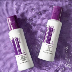 Fanola aplicación de mascarilla muestra pigmento violeta