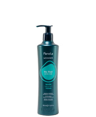 Fanola Wonder No Red máscara tono verde para brunetas, neutraliza tonos rojos suaves.