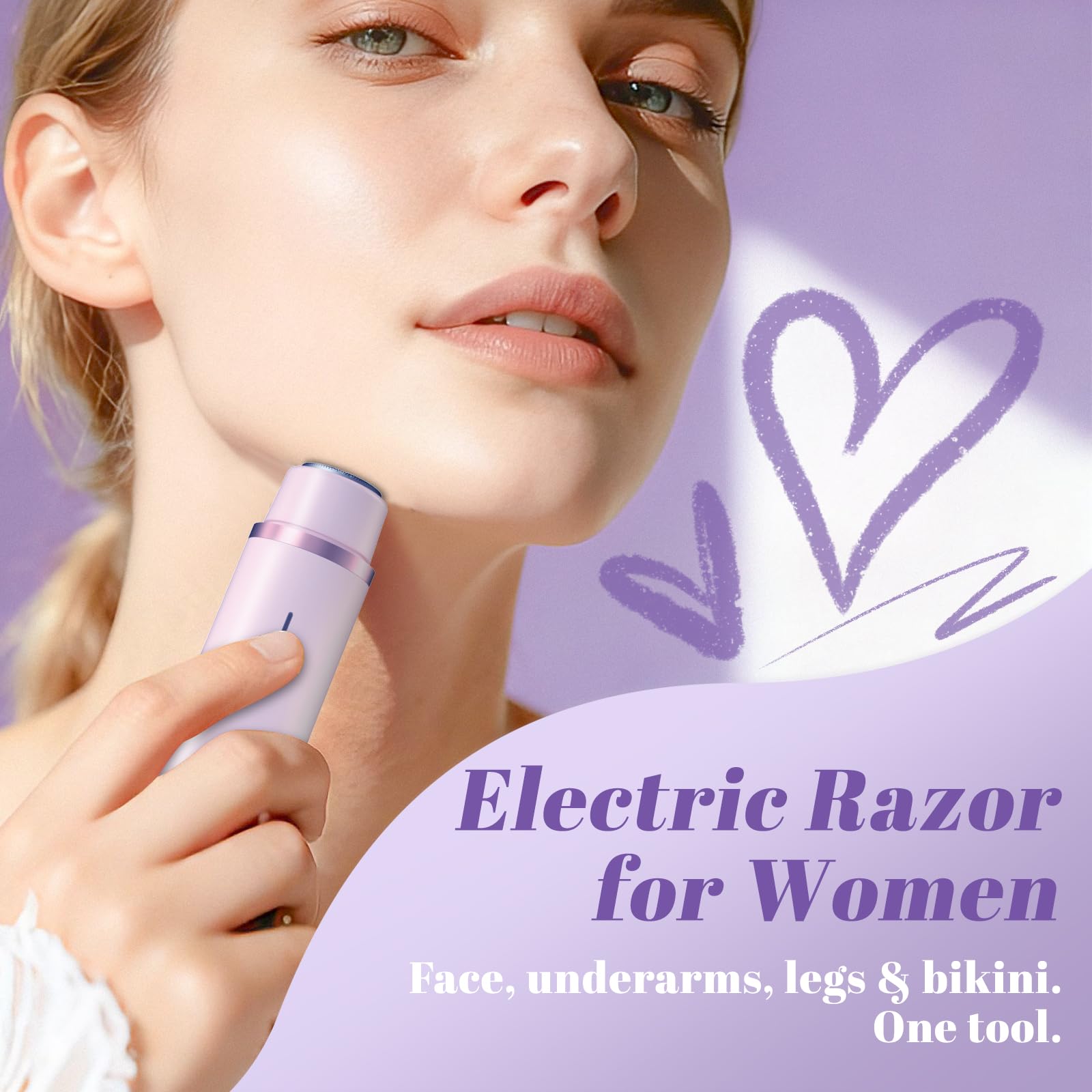 Fanovae Bikini Trimmer compacto, ideal para viaje y transporte diario.
